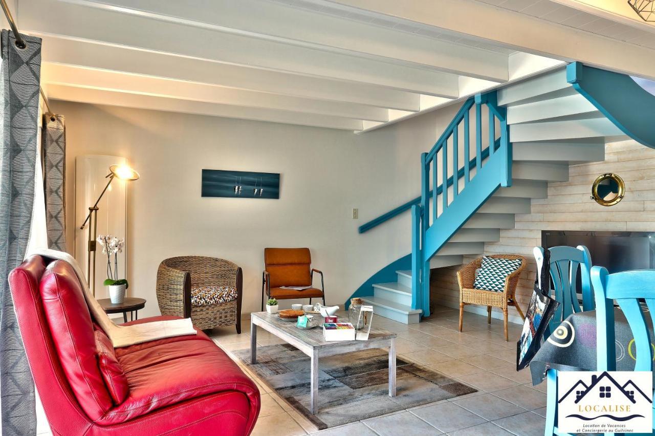 Localise - M3A La Maison Du Pecheur Au Guilvinec - Chambres Vue Mer - A 20M De La Mer Situee A La Pointe De Men Meur - Tout A Pied, Plage, Port, Centre, Commerces, Marche - Wifi Inclus - Linge De Lit Inclus - Jardin Clos - En Option , Menage Et Servi Exterior foto