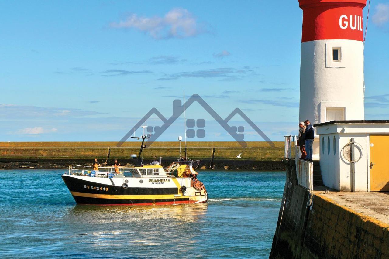 Localise - M3A La Maison Du Pecheur Au Guilvinec - Chambres Vue Mer - A 20M De La Mer Situee A La Pointe De Men Meur - Tout A Pied, Plage, Port, Centre, Commerces, Marche - Wifi Inclus - Linge De Lit Inclus - Jardin Clos - En Option , Menage Et Servi Exterior foto